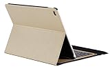Vostrostone ipad pro ultra-thin aluminum Bluetooth Keyboard Portfolio Case for Apple ipad pro 12.9 inch tablet