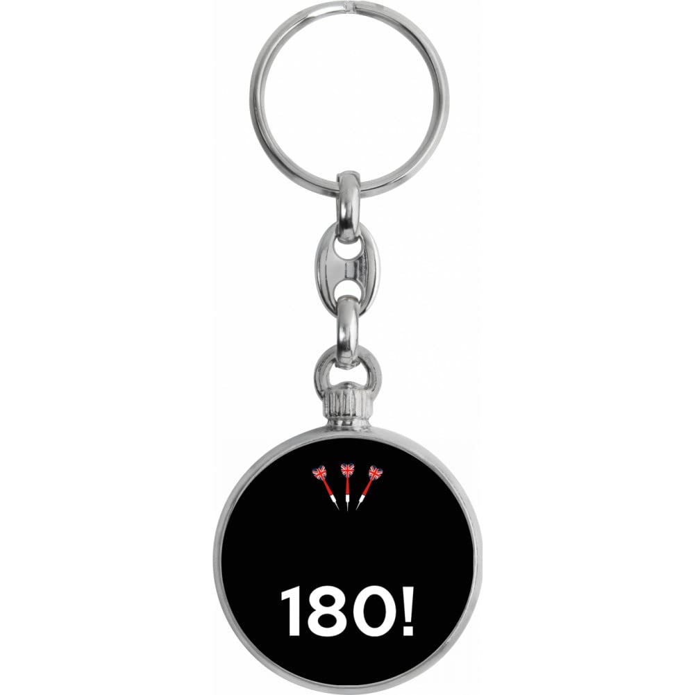 Toff London Black 180 Darts Keyring