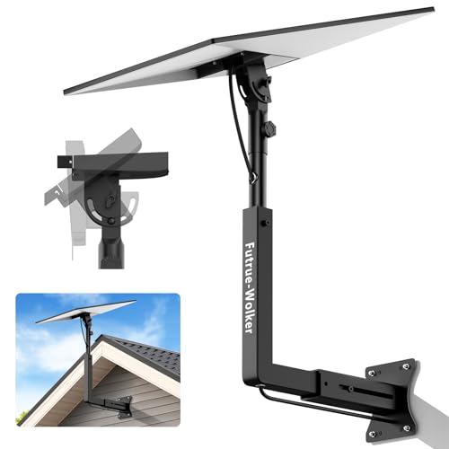 Futrue-Wolker Starlink Mount for Gen 3/Standard 4/4X, Adjustable Starlink Standard 4 Mount Starlink Wall Mount with Gen 3 Pipe Adapter