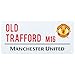 Manchester United Street Sign (40cm x 18cm)