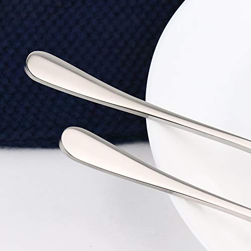 Tea Spoons Set of 6, Elegant Life Good Stainless Steel Teaspoon, Coffee Spoon, Mirrored Finish, Dishwasher Safe, 5.5 Inches (silver). - Thumbnail 2