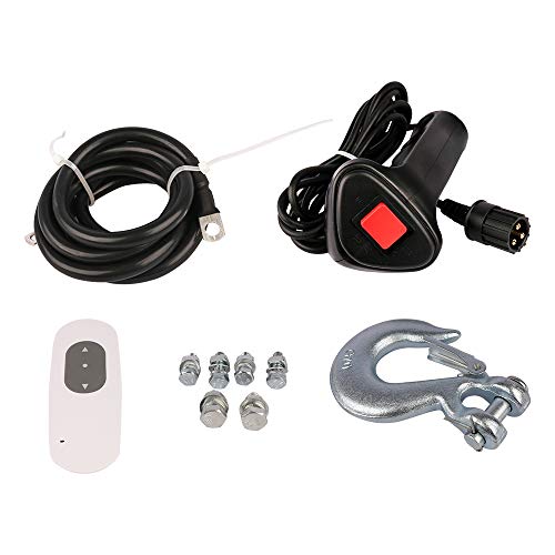 X-BULL 12V Steel Cable Electric Winch 12000 lb Load Capacity - Image 6