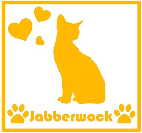 Forzagroup フォルザグループ 全犬種 全猫種対応 デボンレックス 111 猫 ネコ ねこ イエロー 車ステッカー 14cm 14cm 防水 Cat 名前入れ Sticker ついに入荷 シール