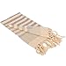 Clotho 4 Pack Turkish Hand Towels for Bathroom and Kitchen - 100% Cotton 20x40 inch - Decorative Towel Set of 4 - Quick Dry, Large and Lightweight