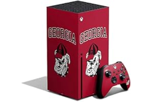 Skinit Decal Gaming Skin Compatible with Xbox Series X Console and Controller - Officially Licensed Georgia Bulldogs Design