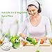 Spiralizer vegetable slicer Fun Life zoodle maker Mini Vegetable Spiral Slicer Cutter with Handheld Turning Good Grips- 3 Switchable Blades for Variable Cutting Pattern