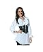 Underwraps Women's Plus-Size Pirate Laced Front Blouse, White, XX-Large
