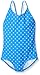 Kanu Surf Little Girls Chloe One Piece Swimsuit,Chloe Royal Dot,5
