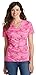 Port & Company Ladies Core Cotton Camo V-Neck Tee. LPC54VC