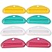 Envysun Toothpaste Tube Squeezer 8pc Toothpaste Tube Dispenser Multipurpose Squeezer Clips Assorted Color