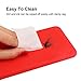 iPhone 6/6s Case Liquid Silicone Gel Rubber Case,Full Body Protection Shockproof Cover Case with Soft Microfiber Cloth Lining Cushion for Apple iPhone 6/6s (Red)