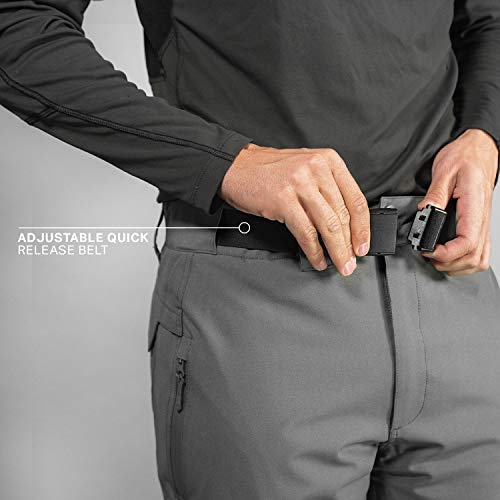 Wildhorn Bowman Insulated Snowboard & Ski Pants - Windproof Waterproof Men's Snow Pants - Thumbnail 7