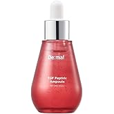 EGF Peptide Ampoule, Epidermal Growth Factors, Peptide, Collagen, Hyaluronic Acid, and Evening Primrose Extract for Skin Elasticity and Skin Cell Renewal, Korean Skincare (1.86 fl oz)