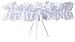iCollection Women's Lace Garter with Satin Bow, White, One Size