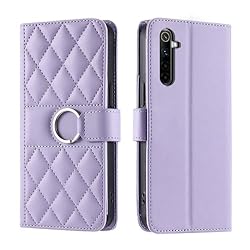 Lucyliy Compatible with Realme 6 Pro Case Flip PU