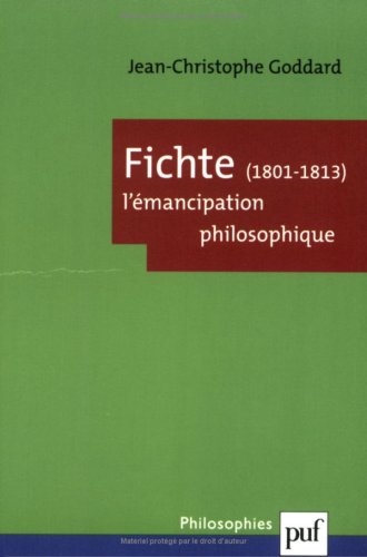 Fichte, 1801-1813