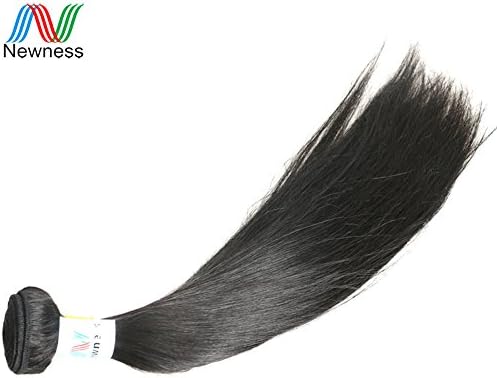 Newness 6A Unprocessed Straight Virgin Peruvian Forever Hair 1 Bundle Human Hair Extension Black