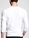 Neonysweets Mens Long Sleeve Henley Shirts with Button Placket White Size M
