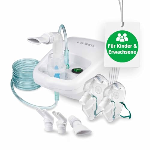 Medisana IN 500 Inhalator, Inhalationsgerät mit Mundstück und Maske