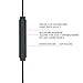 HCDB Ear Headphones Earbuds with Mic and Volume Control for iPhone iPod iPad Samsung Galaxy and More Android Smartphones(Black)