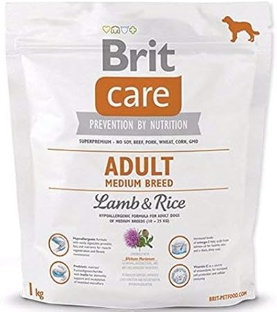 brit care adult medium breed lamb rice