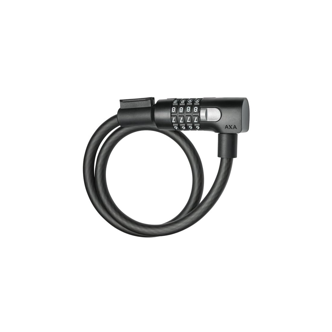 AXA Unisex Adult Resolute C12-65 Cable Lock, Black