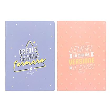 Set Di 2 Quaderni A4 Credi In Te Stesso E Nessuno Ti Potrà