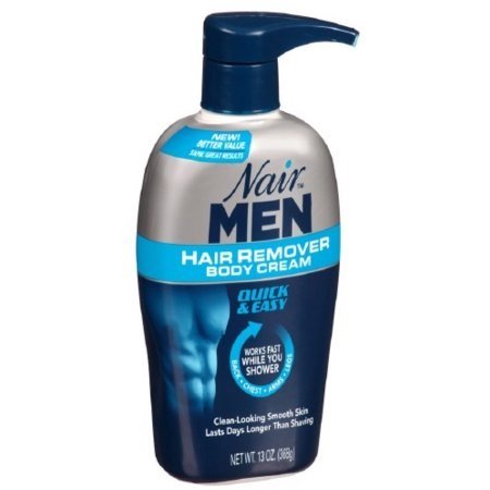 Nair for Men Hair Remover Body Cream, 13oz Per Bottle (7 Pack)