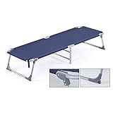 Camping bed Folding Away Guest Single Beds, Foldable Cot Portable Outdoor Home Office Lounger Bed for Adults Kids – Selectable Color