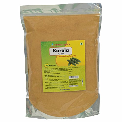 Herbal Hills Karela Powder 1 kg - Bitter Melon | Balanced Blood Sugar Level