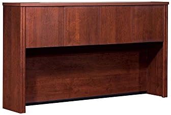 Bestar Office Furniture Embassy Collection Hutch 66"W, Tuscany Brown Melamine Finish