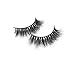 3D Real Mink Fur False Eyelashes Reusable Handmade Natural Long Soft Black Cotton Band D661 for Daily Makeup