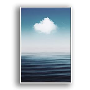 Framed Canvas Wall Art for Living Room, Bedroom Coast and Sea Canvas Prints for Modern Home Decoration Ready to Hang - 16"x24" inches