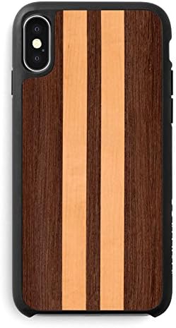 Recover Wenge Wood iPhone X Case. Ultra Slim Protective Wooden Cover for iPhone X (Wenge)