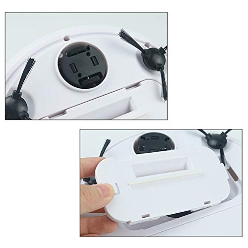 Gyswshh Home Vacuum Automatic Sweeping Robot Dust Smart Sweeper Wireless Floor Cleaner Black