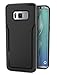 Smartish Galaxy S8+ Grip Case - Gripmunk Lightweight Protective Slim Samsung S8 Plus Cover (Silk) - Black Onyx