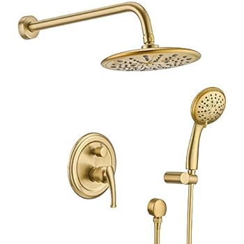 Shower System, Wall Mounted Shower Faucet Set for Bathroom with High Pressure 8