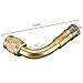Dsycar 45 Degree 90 Degree 135 Degree Metal Valve Stem Extenders,Tire Valve Stem Extensions Adapter Car Motorcycle Bike Truck Universal Extenders - Set of 6 (Gold)