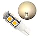 GRV T10 921 194 38-2835 SMD 3W LED Bulb lamp High Bright Warm White DC 12V Pack of 10