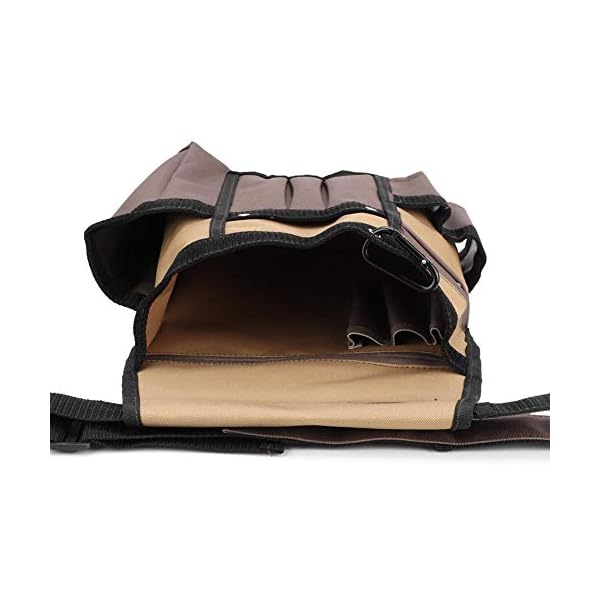 Duokon Gartenwerkzeuggürtel, Multifunktionale 10 Taschen Tragbare Gartenwerkzeughalter Gürteltasche Organizer… – Bild 7