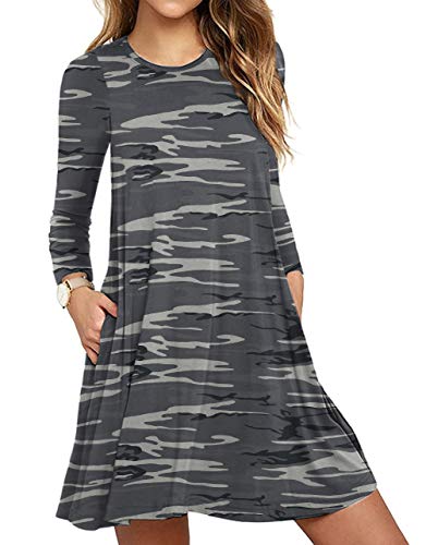 womens long sleeve t shirt dress