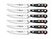 Wusthof Classic Six Piece Steak Set, One Size, Black, Stainless Steel