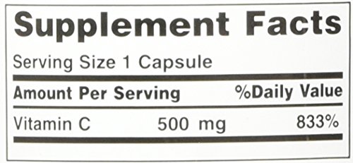 NATURE’S BOUNTY VITAMIN C 500 MG CAPSULES TIME RELEASED 100 CAPSULES (PACK OF 9)
