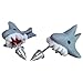 Scheppend Polymer Clay Cute Cartoon Shark Stud Earrings Made by Hand