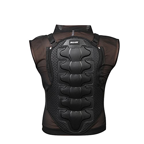 ECLEAR Motorcycle Protective Jacket Vest Armor Mesh Body Chest Spine Protector