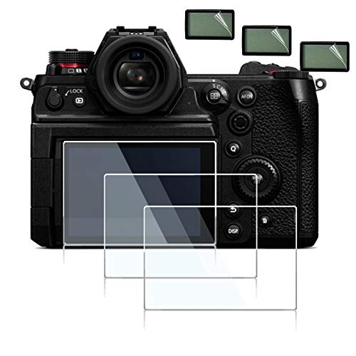 debous Screen Protector Compatible for Panasonic Lumix S1H Digital Mirrorless Camera,Anti-Scratch Tempered Glass Clera Hard Protective Film Shield Cover Guard (3pack)