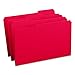 Smead File Folder, Reinforced 1/3-Cut Tab, Legal Size, Red, 100 per Box (17734)