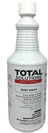 Total Solutions Rust Away - Easy Soak Formula Removes Rust From Metal Without Scrubbing