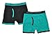 Calvin Klein Boys Teal & Black 2Pk Underwear Boxer Briefs (6/7)