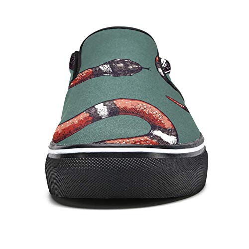 41jCOFp5pVL TIZORAX - Mocasín de piel de serpiente, color rojo TIZORAX - Mocasín de piel de serpiente, color rojo - Imagen 3